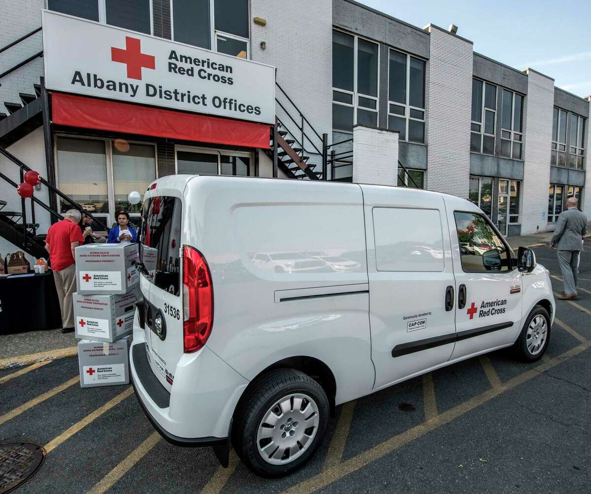 Red Cross van keeps blood flowing to hospitals