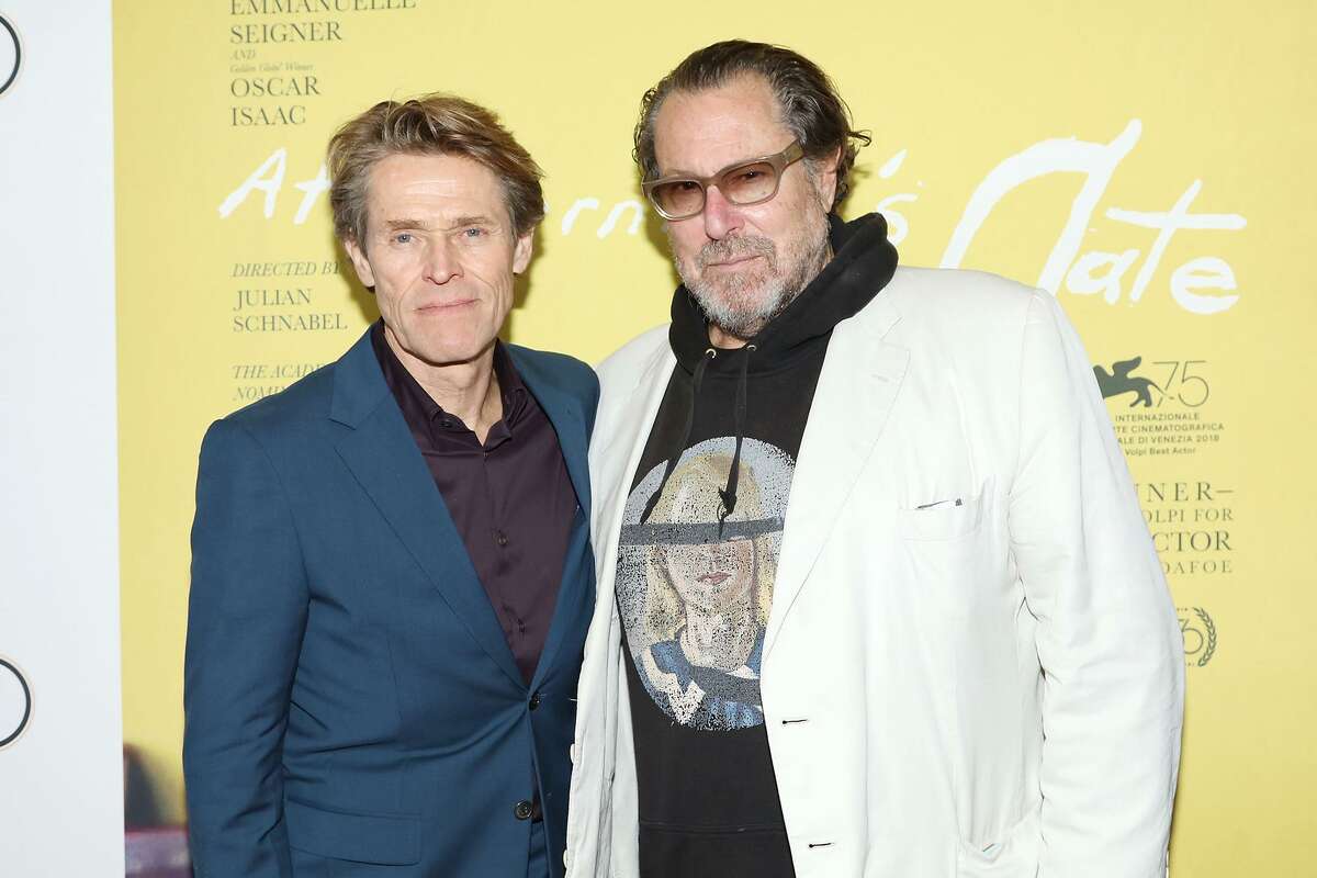 Actor Willem Dafoe and Painter/Filmmaker Julian Schnabel at the New York Film Festival screening of “At Eternity’s Gate.”