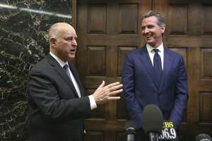 Jerry Brown, Gavin Newsom to join Trump in CA wildfire visit Saturday