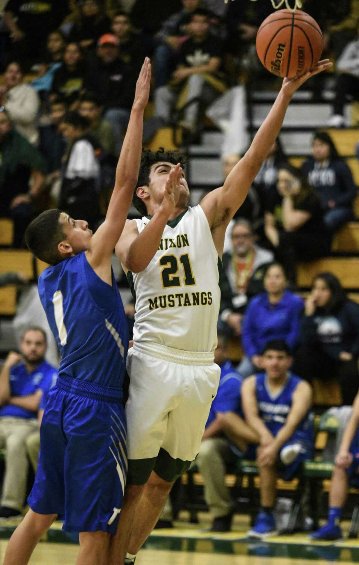 JC Ayala and Nixon defeated Cigarroa 94-44 Tuesday night. Ayala led the Mustangs with 19 points.