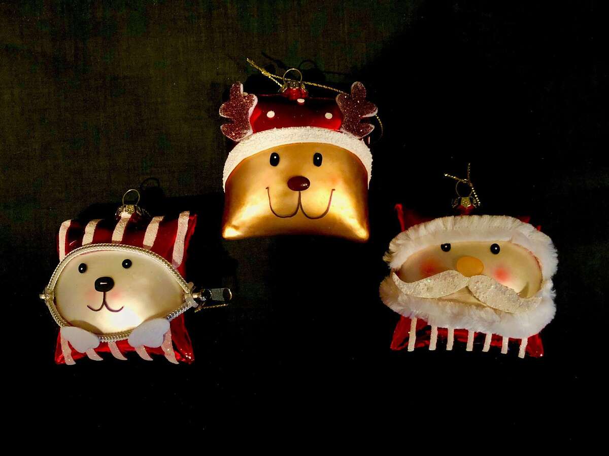 A variety of items, including jewelry, children's toys, decorations, mens and women's items and ornaments, like the ones above, are available to purchase at The Old Store Museum and Gift Shop in Sherman this holiday season.