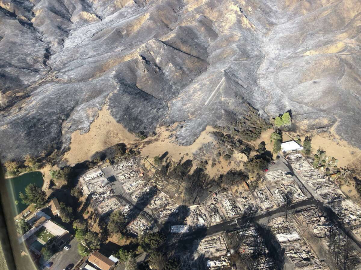 Los Angeles County Sheriff Jim McDonnell shared aerial photos of his jurisdiction after the Woolsey Fire.