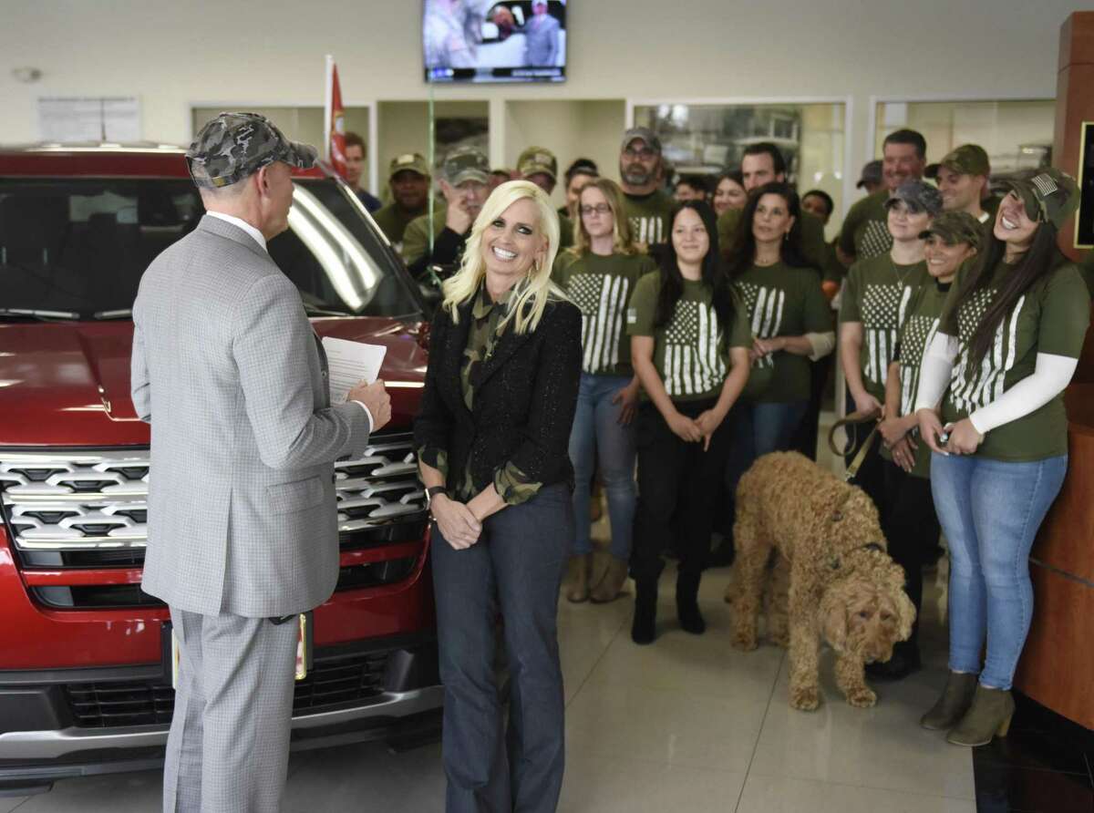 Stamford dealership gives away car leases to veterans