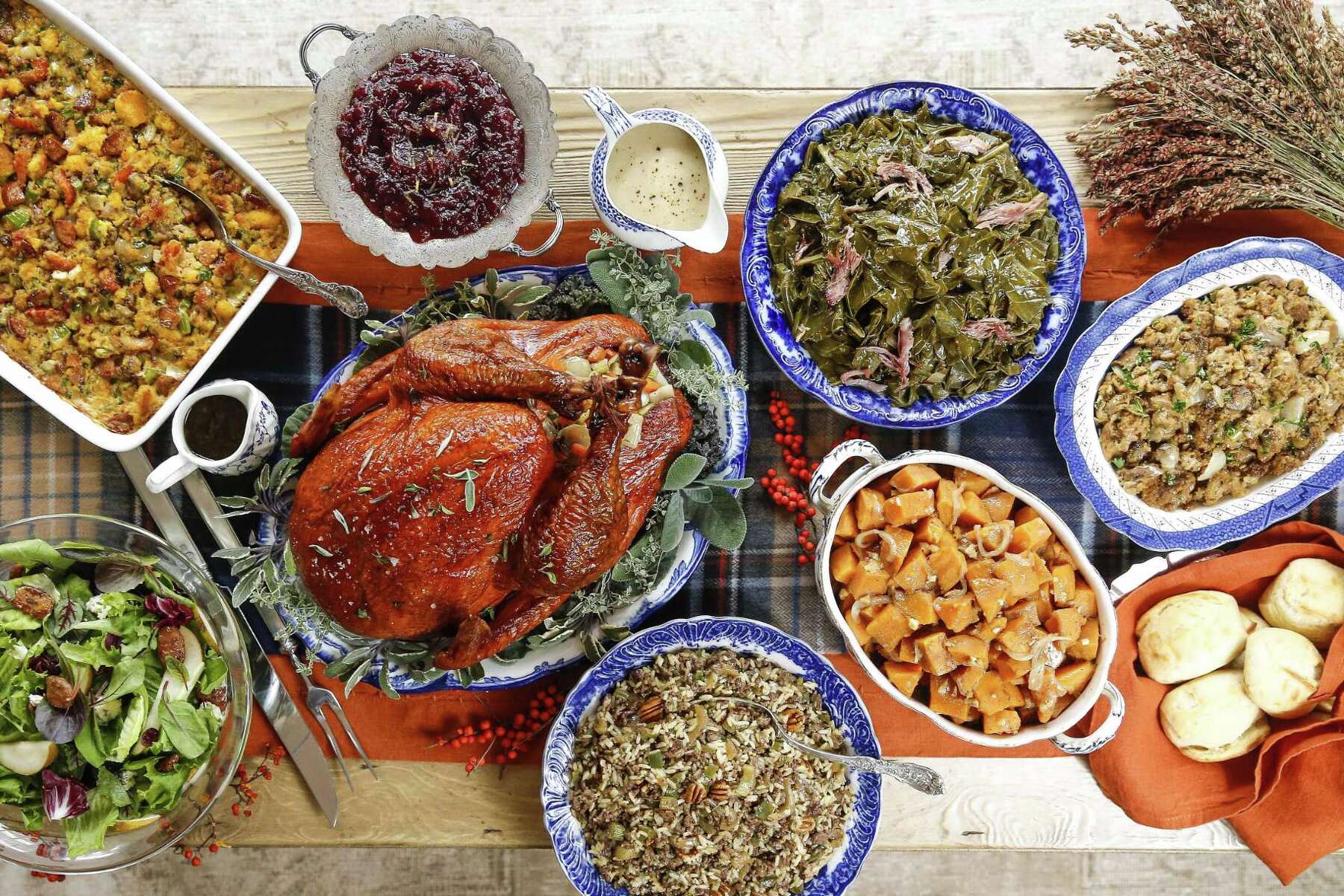 Taxas Thanks Giving Menu