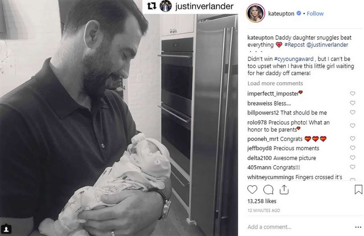 Justin Verlander, Kate Upton welcome first child, daughter Genevieve