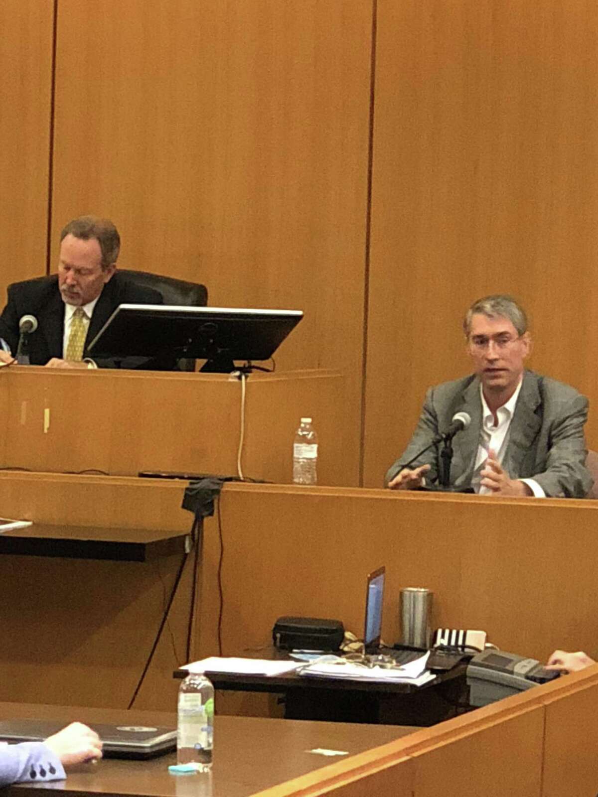 Preston Marshall, 45, took the stand in his own defense in his trial for misdemeanor assault, accused of head-butting and biting his wife during a fight in 2017. >>Find out how Anna Nicole Smith's life intersected with the Marshall family in this timeline of her life...