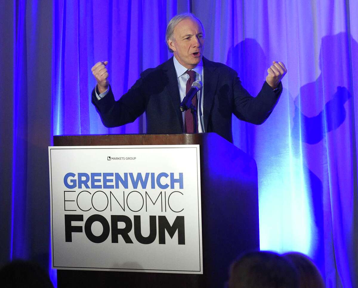 Bridgewater Associates Founder Ray Dalio speaks at the inaugural Greenwich Economic Forum investment conference, at the Delamar Greenwich Harbor hotel, in Greenwich, Conn., on Thursday, Nov. 15, 2018.