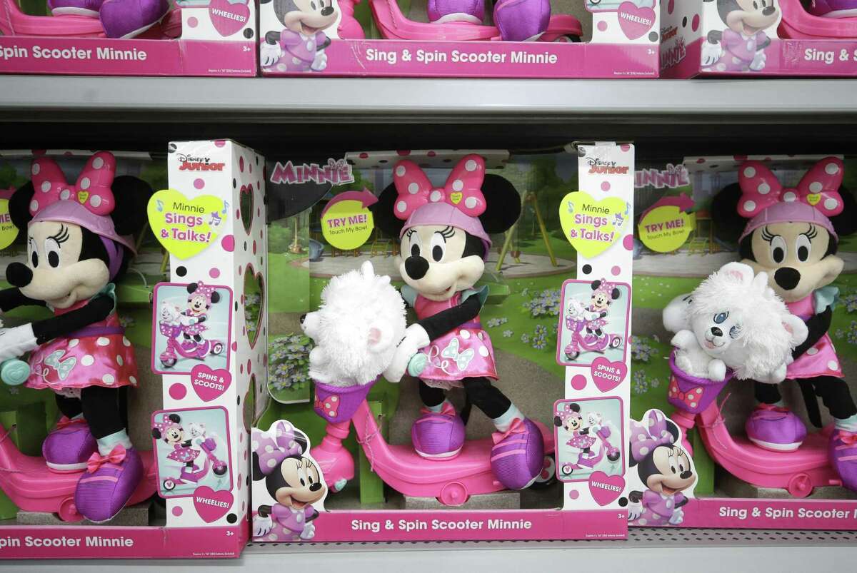 disney's sing and spin scooter minnie plush