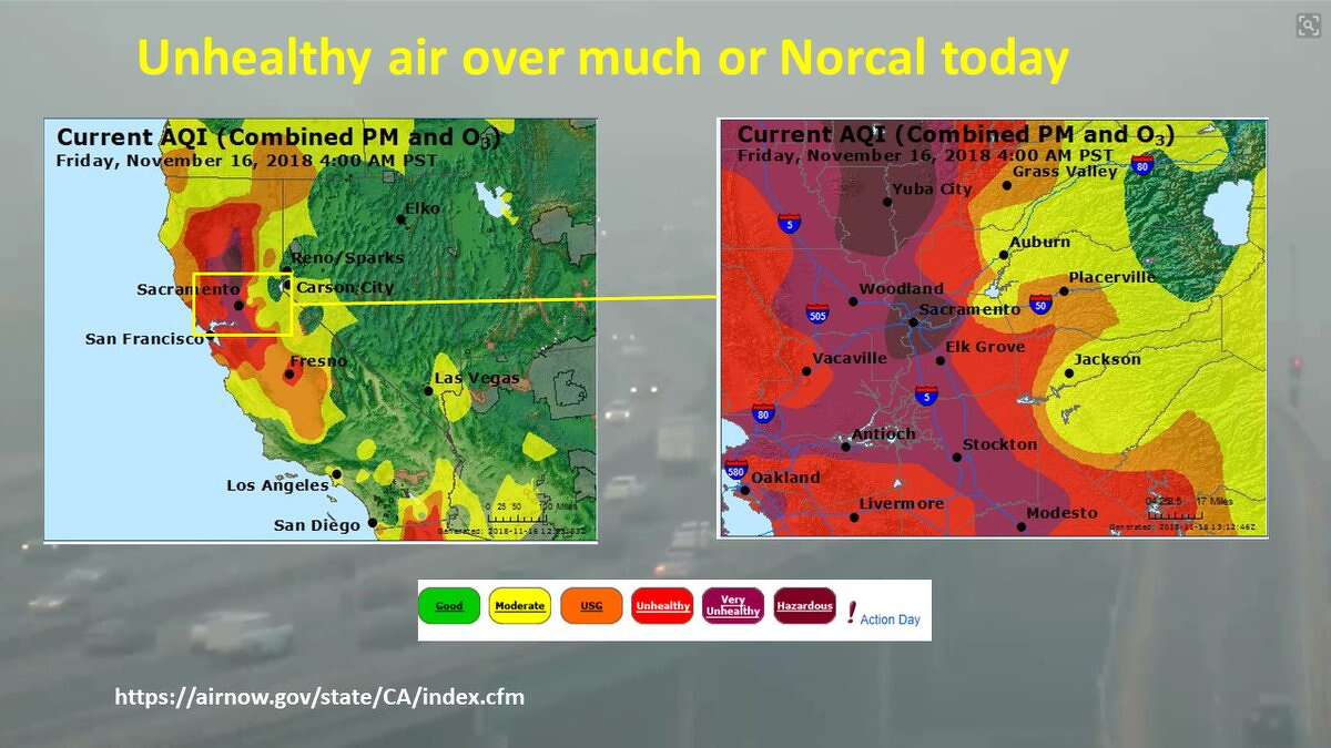 Sacramento smothered in smoke as air quality reaches 'hazardous' levels