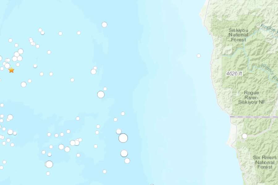 magnitude 4 5 earthquake and 5 other shakers hit 150 miles off northern california coast expressnews com san antonio express news