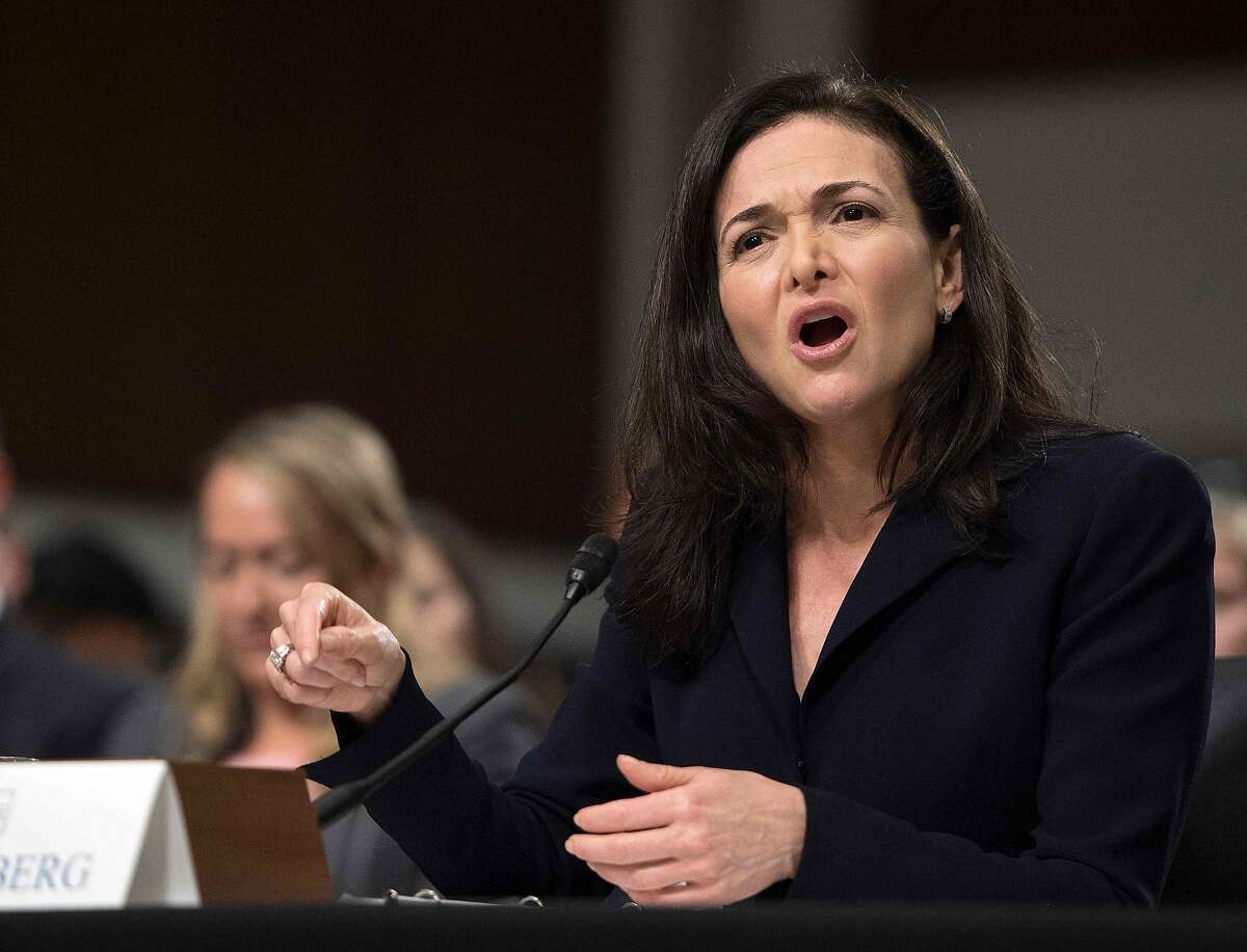 (FILES) In this file photo taken on September 5, 2018, Facebook COO Sheryl Sandberg testifies before the Senate Intelligence Committee on Capitol Hill in Washington, DC. - Sandberg on on November 16, 2018, pledged a "thorough" review of a political consulting firm's work for the social network giant after one target criticized the techniques used as "black ops." Like founder Mark Zuckerberg, Sandberg has said she was unaware her firm was working with Definers Public Affairs, a Republican opposition research group. (Photo by Jim WATSON / AFP)JIM WATSON/AFP/Getty Images