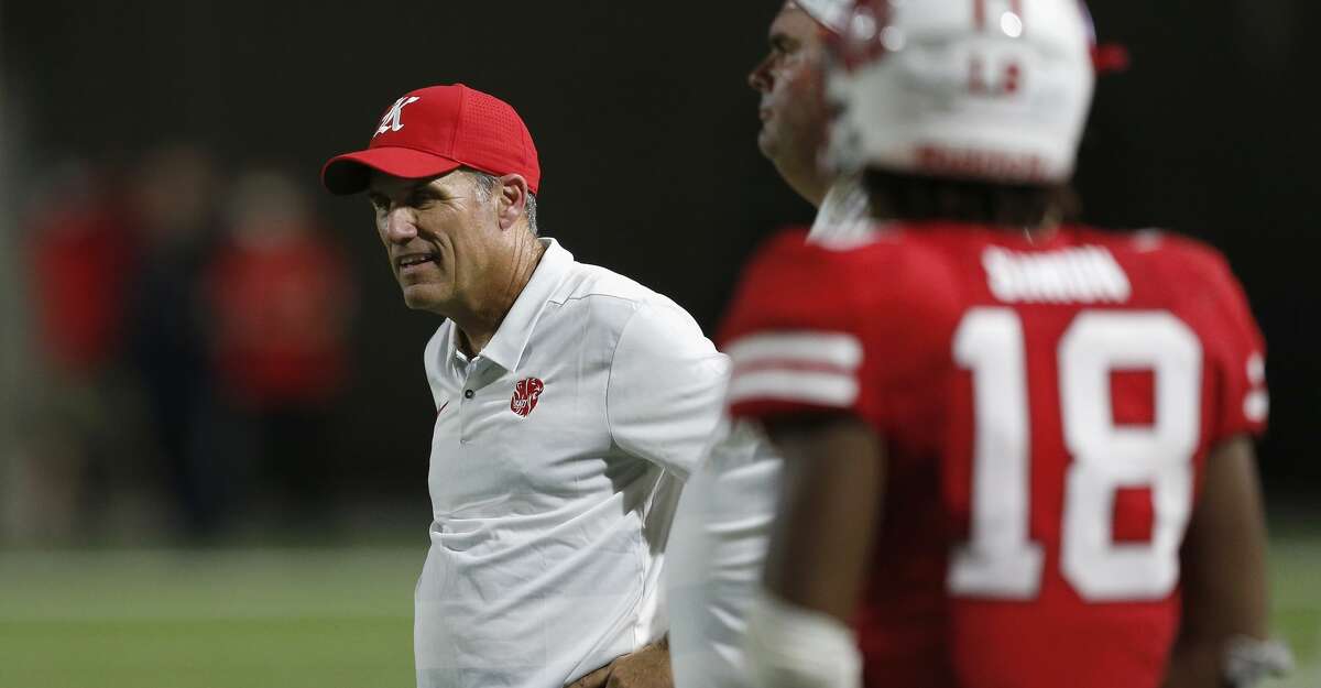 PHOTOS: HSFB bi-district round Katy Tigers head coach Gary Joseph reacts in the final seconds of the the high school football game between the North Shore Mustangs and the Katy Tigers at Legacy Stadium in Houston, TX on Friday, August 31, 2018. Browse through the photos to see action from local high school football playoff games on Friday, Nov. 16, 2018.