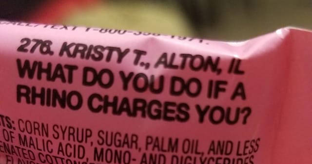 Kristy T From Alton S Joke Made A Laffy Taffy Wrapper Alton Telegraph