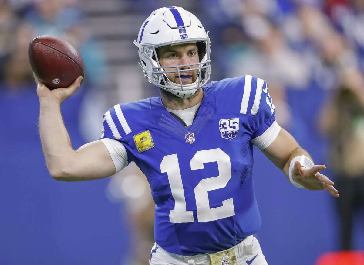 Andrew Luck and the Indianapolis Colts take on the Tennessee Titans on Sunday.