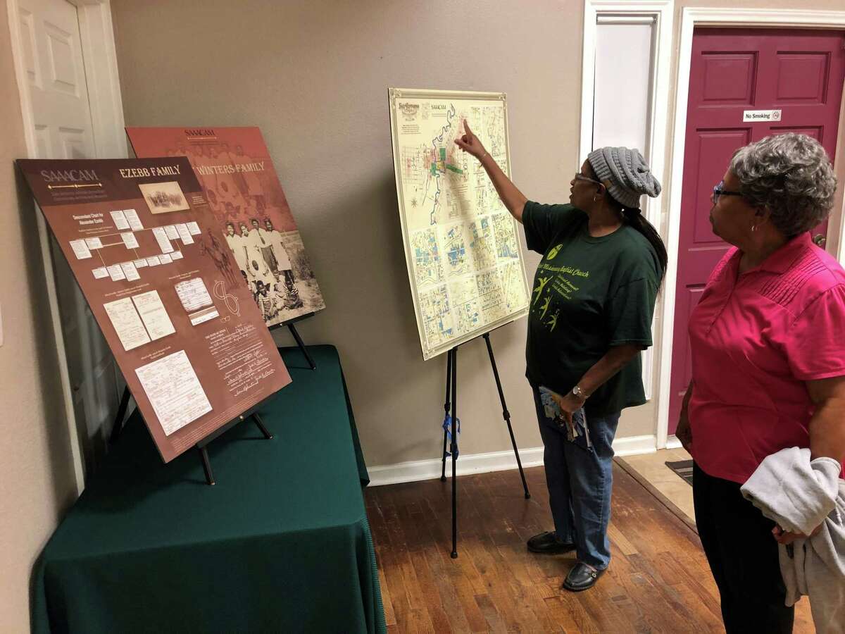 Susan Glosson and Charla Hutchens volunteer with the San Antonio African American Community Archive and Museum, which preserves African-American history.