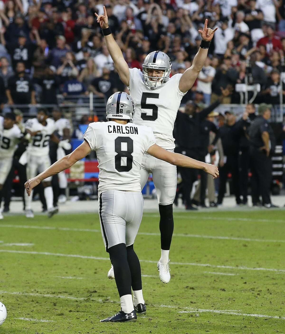 Raiders' Gruden on Carlson: 'We think he's going to work himself