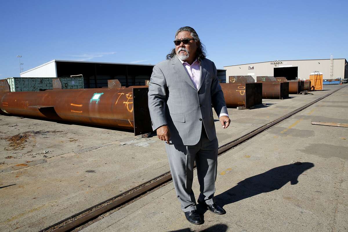 Phil Tagami at the site of a development at the Oakland Army Base in Oakland, California, on Wednesday, Sept. 23, 2015.