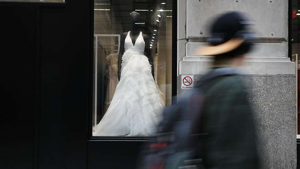 NEW YORK, NY - NOVEMBER 19: A David's Bridal store stands in Manhattan on November 19, 2018 in New York City. The wedding dress retailer has filed for Chapter 11 bankruptcy protection on Monday. The company, which will continue to operate throughout bankruptcy, is coming to terms with changing consumer tastes in the wedding industry and a heavy debt load. (Photo by Spencer Platt/Getty Images)