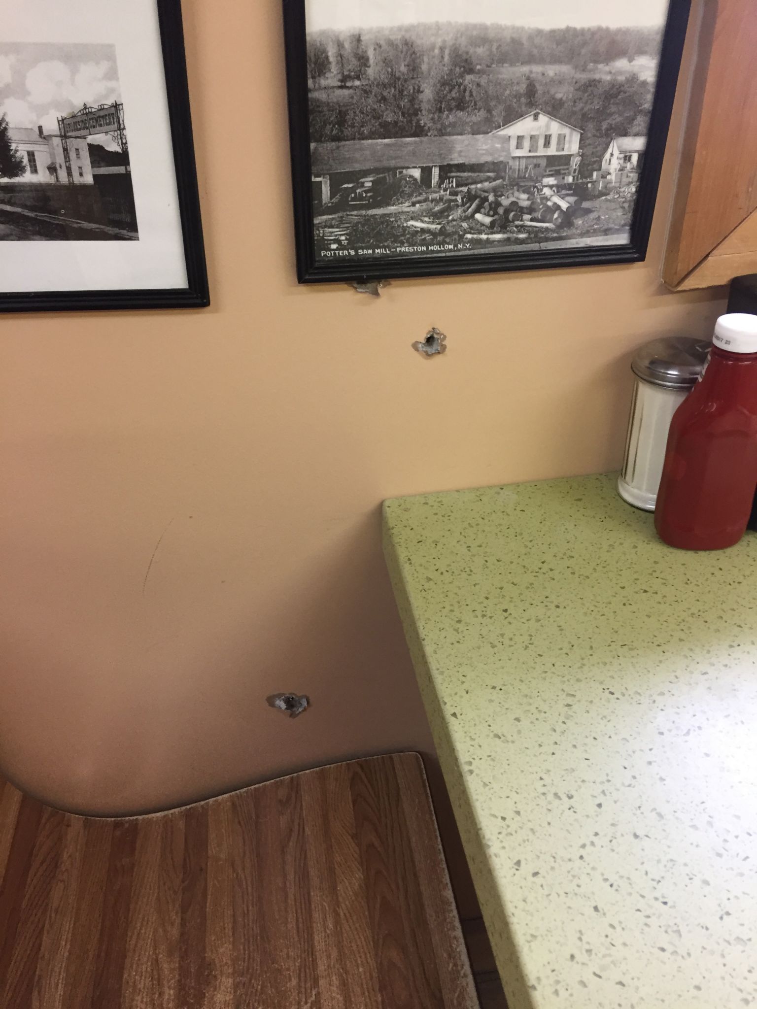 Preston Hollow diner riddled with bullets overnight