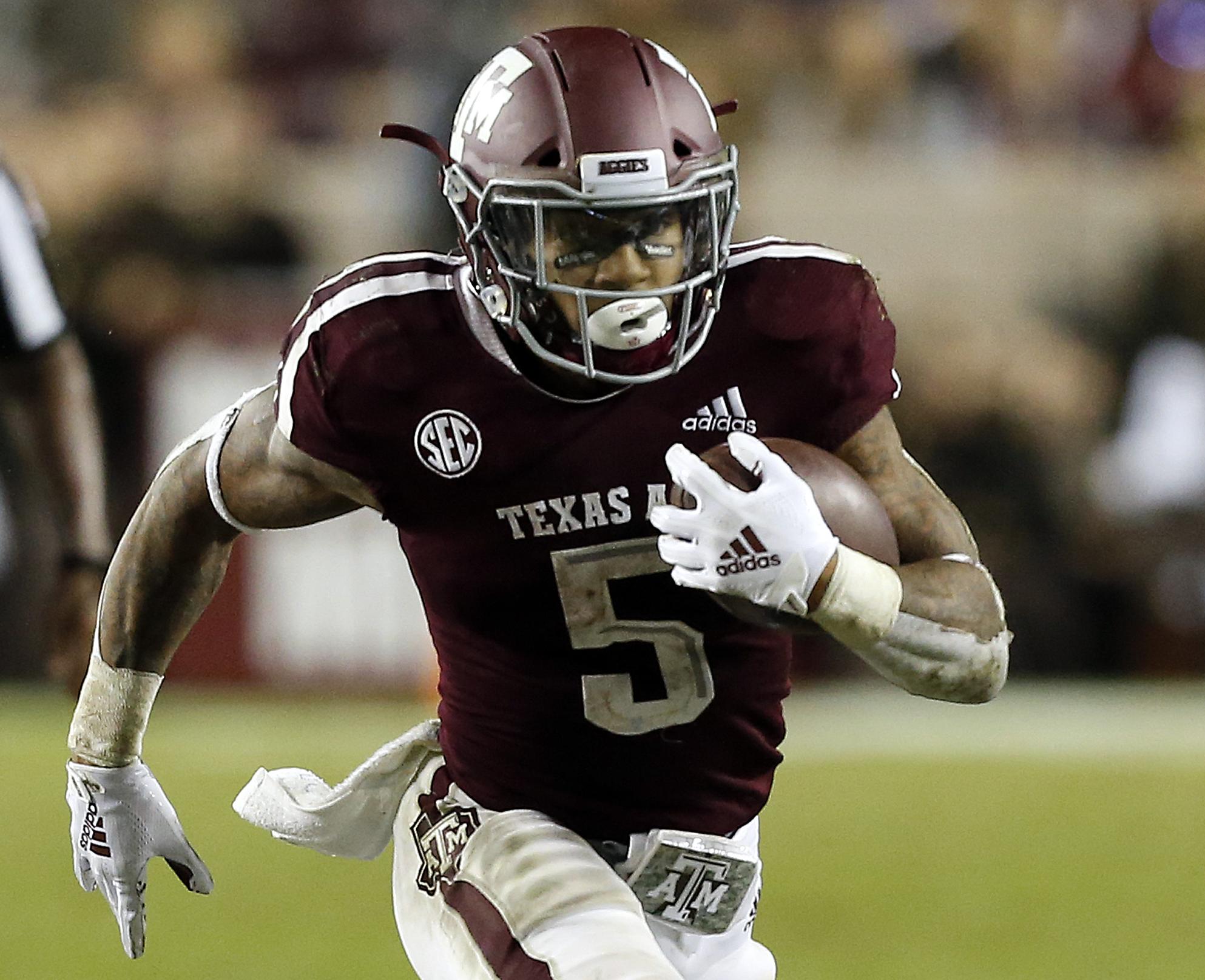 SEC rushing leader Trayveon Williams a relentless presence for A&M
