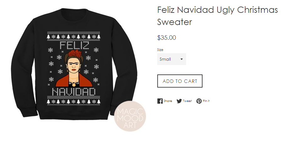 Selena feliz deals navidad sweater