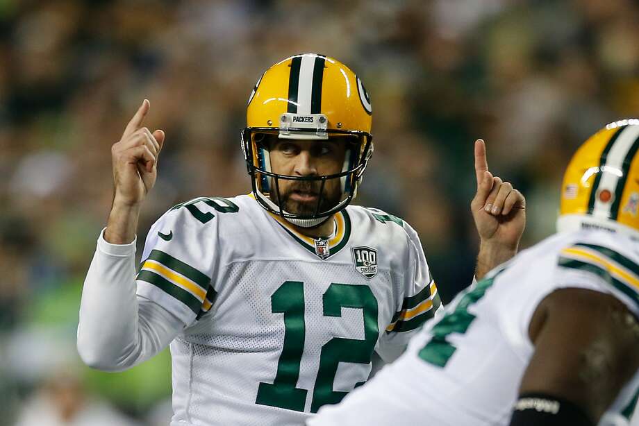 Seattle, Washington - November 15: Aaron Rodgers # 12 of the Green Bay Packers in the first quarter against the Seattle Seahawks at CenturyLink Field on November 15, 2018 in Seattle, Washington. (Photo by Otto Greule Jr / Getty Images) Photo: Otto Greule Jr / Getty Images