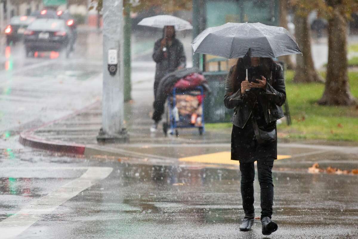 Giving thanks as rainstorm clearing away haze in Bay Area