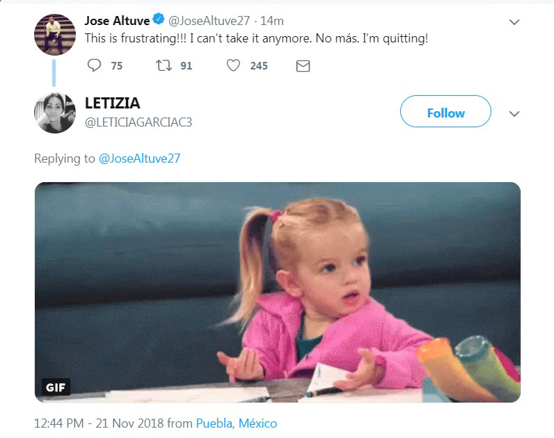 Best social media reactions to Jose Altuve's 'I'm quitting' tweet