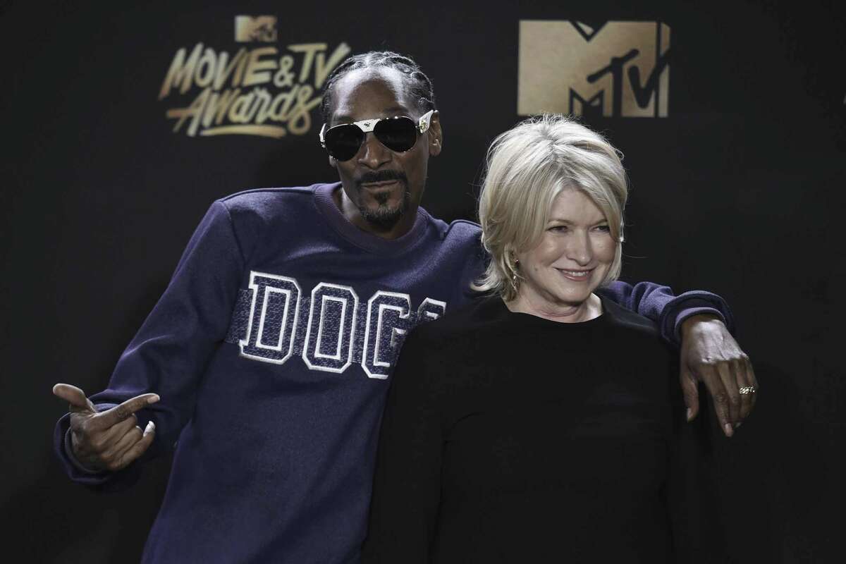 Snoop Dogg and Martha Stewart at an MTV event in May 2017.