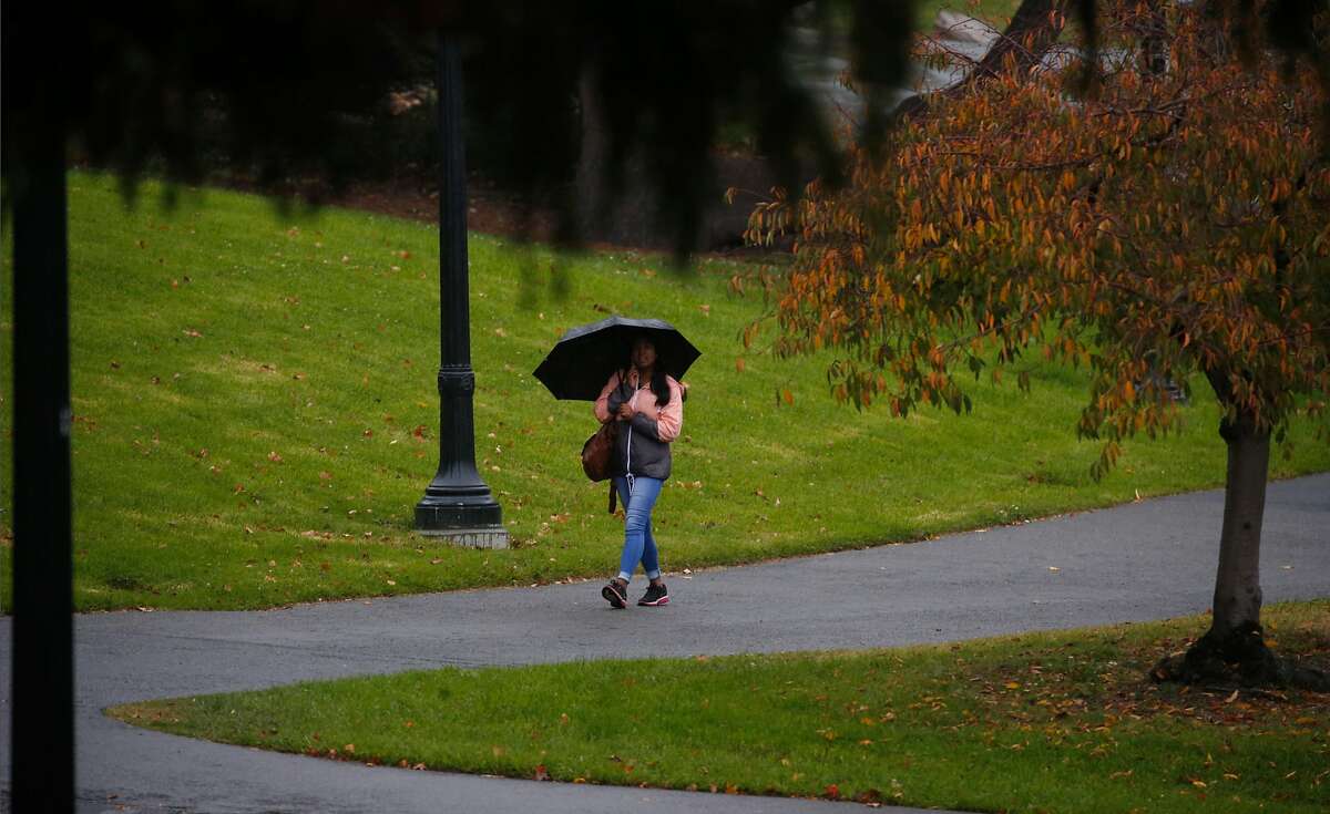 Giving thanks as rainstorm clearing away haze in Bay Area