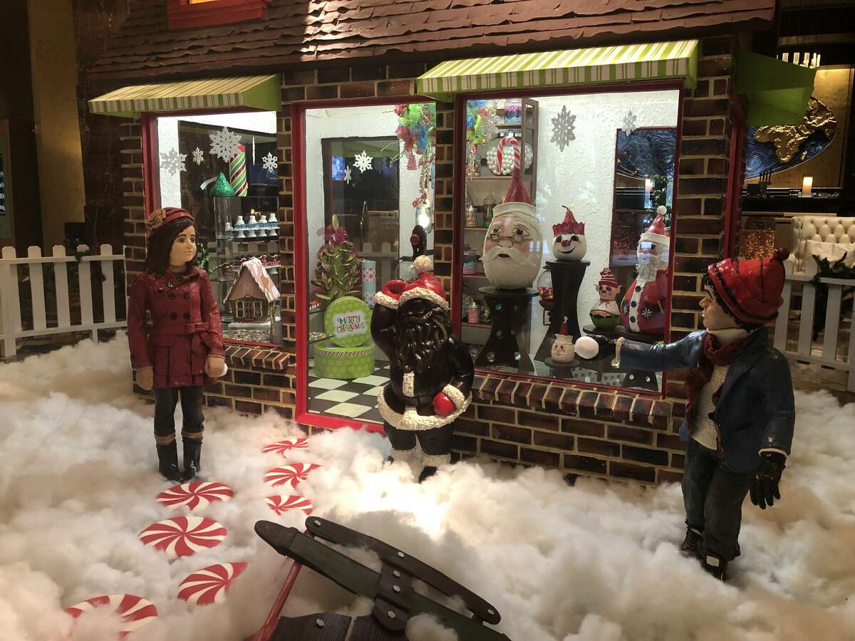 The largest and most fattening gingerbread candy shop in Houston makes