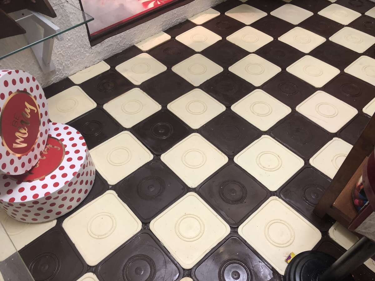 The largest and most fattening gingerbread candy shop in Houston makes