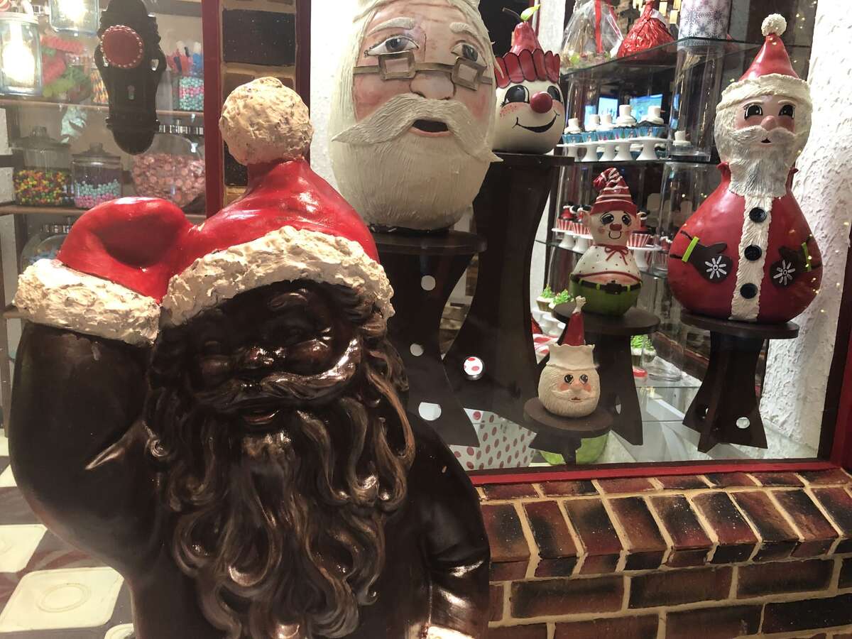The largest and most fattening gingerbread candy shop in Houston makes