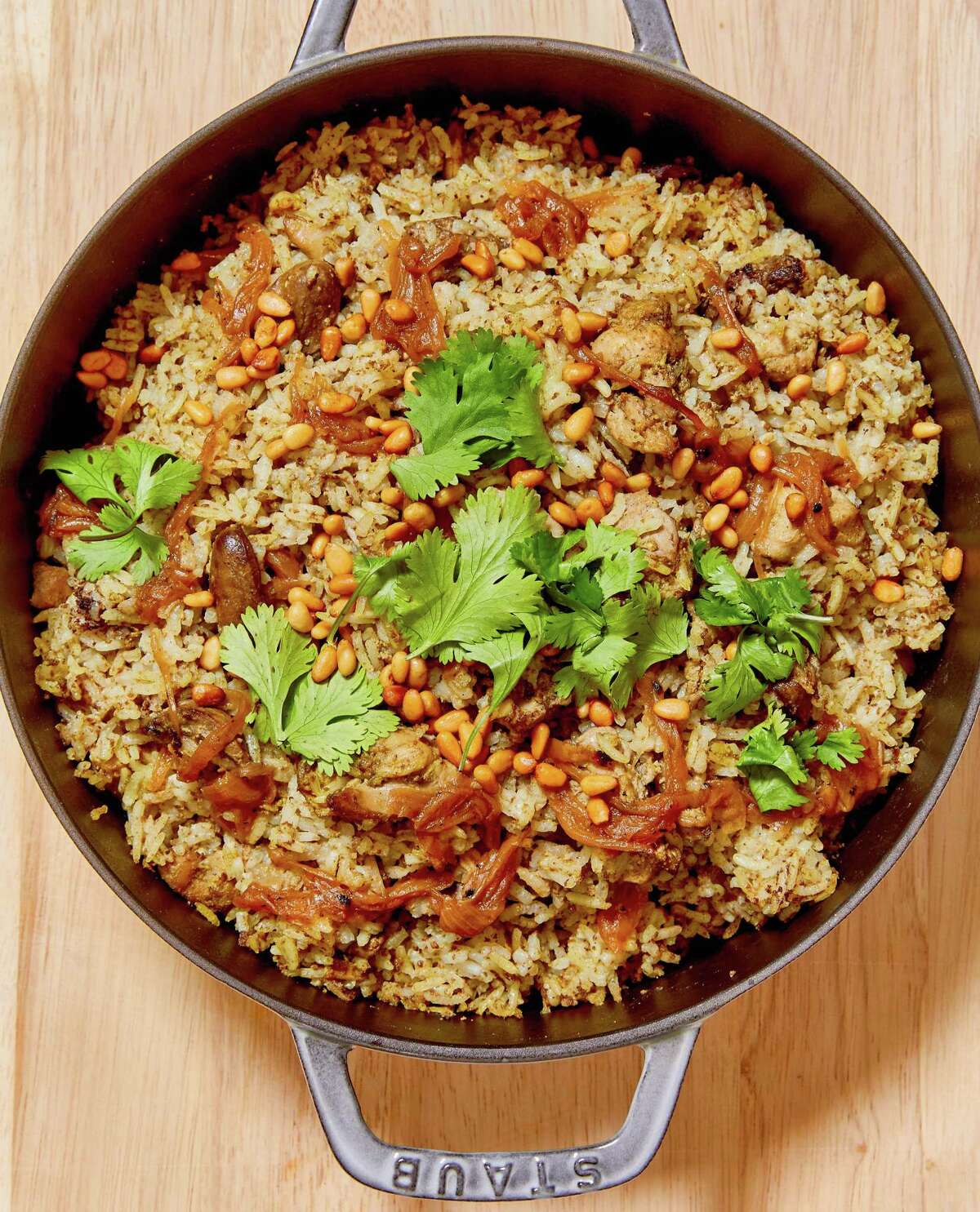 Recipe Jerusalem Grill Rice Pilaf with Pine Nuts