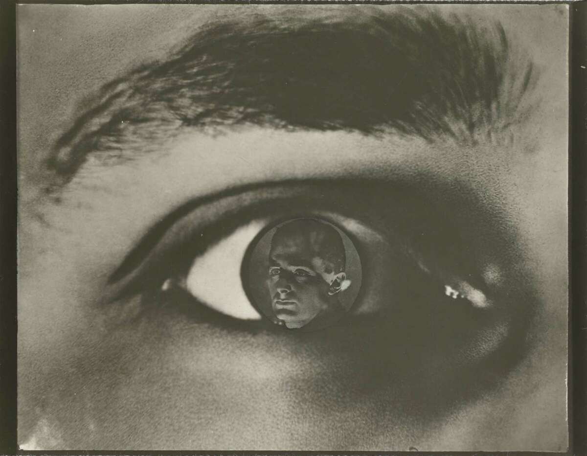 El Lissitzky’s “Dziga Vertov-Kino Auge” (1929), a gelatin silver print, is among photographs in the Museum of Fine Arts, Houston’s Manfred Heiting Collection.