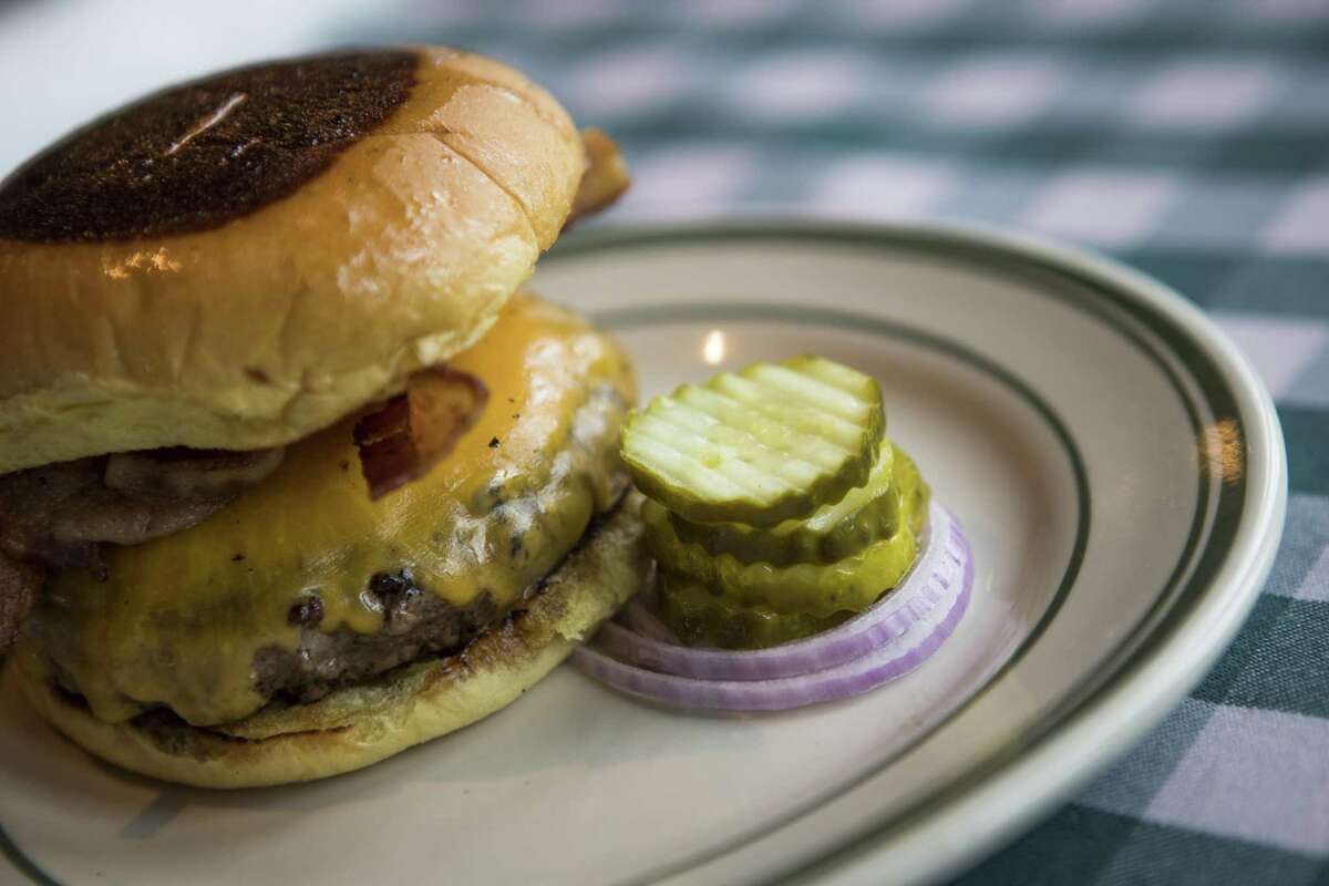 A simple cheeseburger is one of the signature dishes at B.B. Lemon.