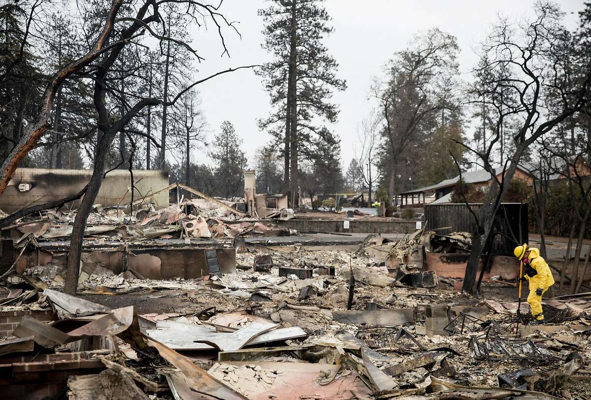 Rainstorm helps douse Camp Fire and clean air — part of Highway 1 closed