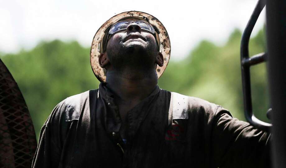 Drilling and natural fracking wells in the Haynesville shale in East Texas lead by Exxon Mobil’s shale arm XTO Energy on Tuesday, July 19, 2016. Photo: Elizabeth Conley, Staff Photographer / Staff Photographer / © 2016 Houston Chronicle