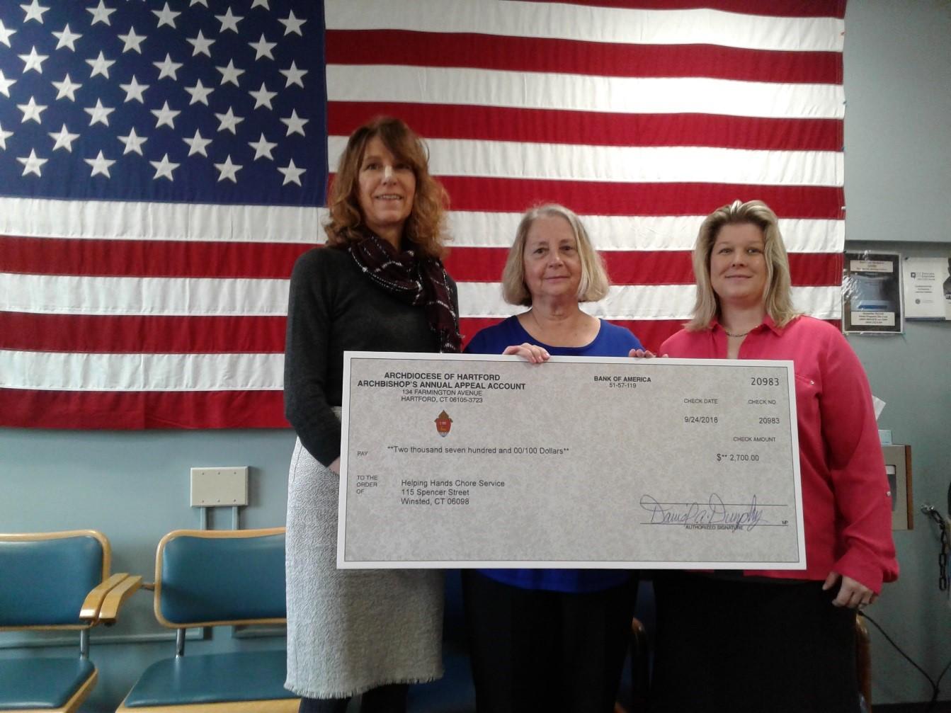 Helping Hands receives grant from Annual Appeal