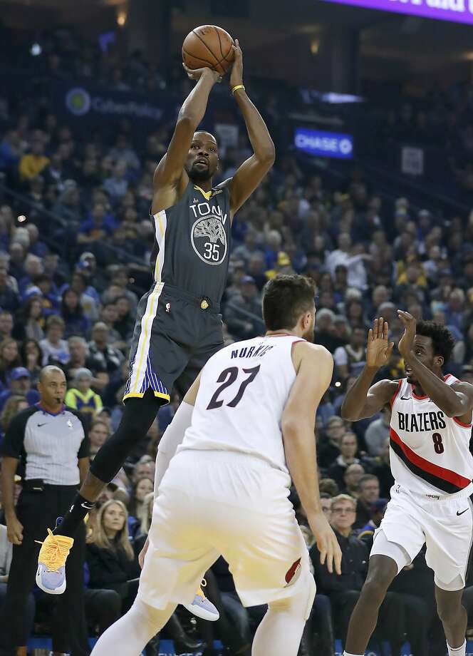 Kevin Durant silences critics as Warriors rout Blazers SFGate