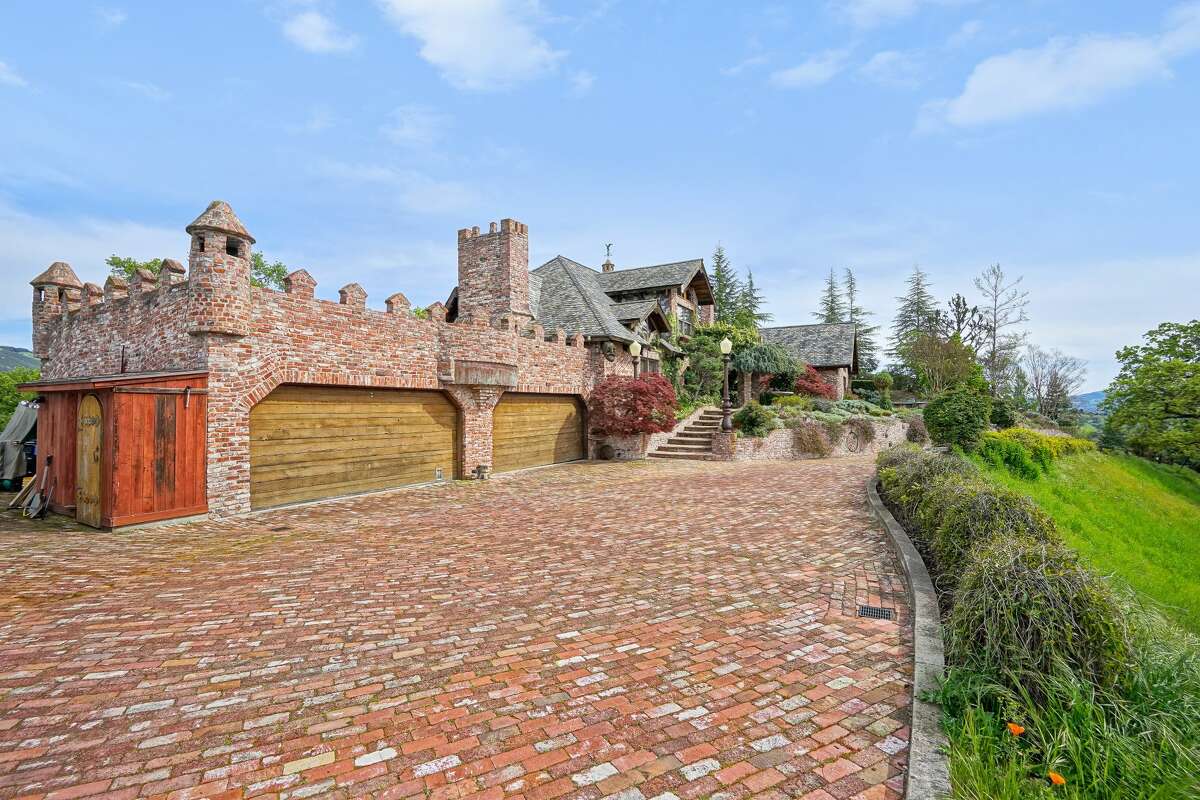 A castle tucked away in the hills below Mount Diablo at 176 Mountain Canyon Ln. in Alamo is listed for $3.475 million.
