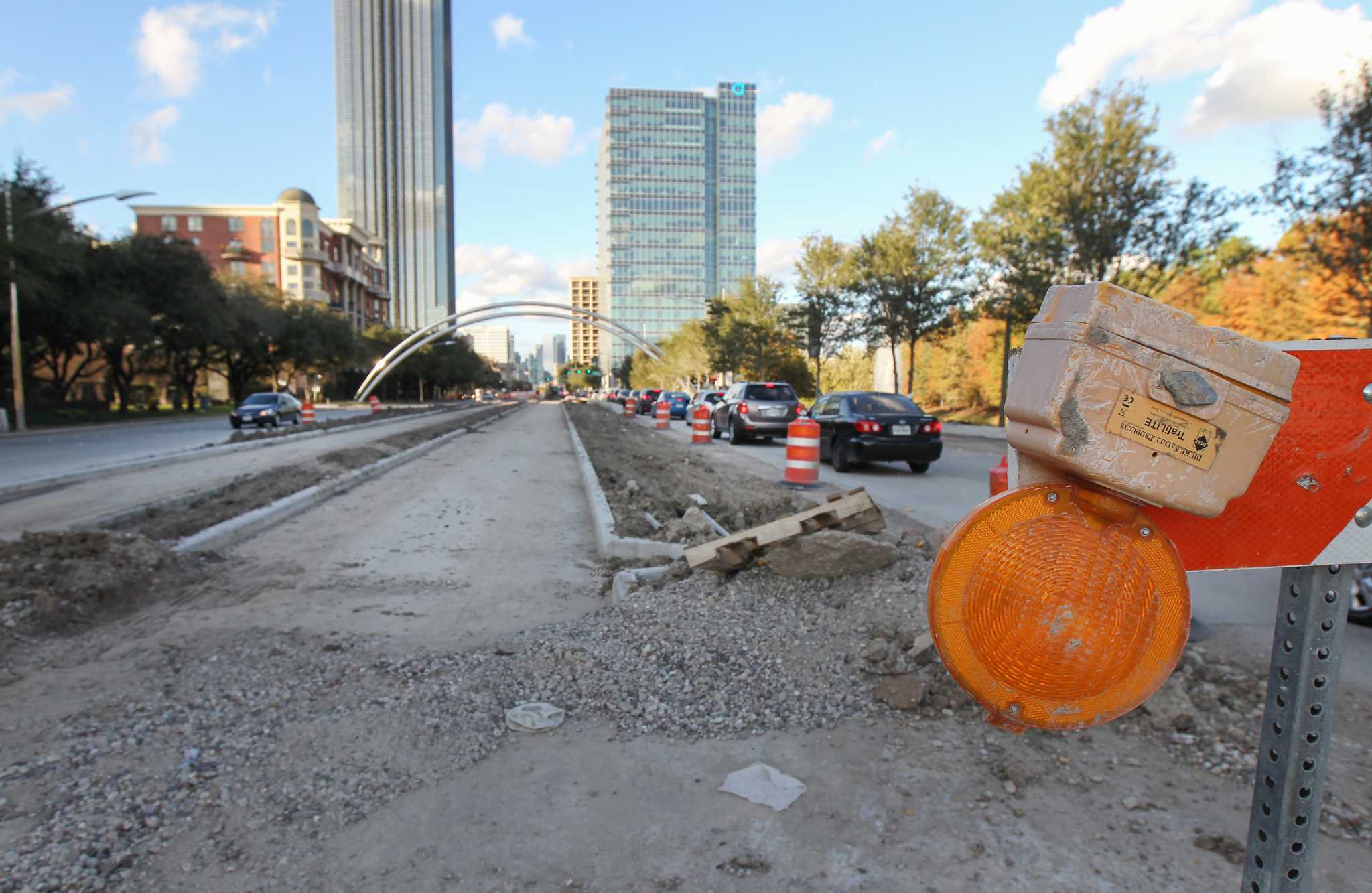 Post Oak Rebuild Nears Completion But Buses Won T Roll Til 2020