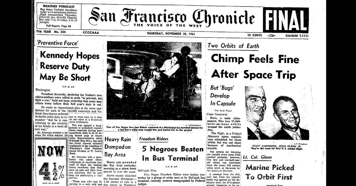 Chronicle Covers: Remembering Enos, the first chimp to orbit Earth