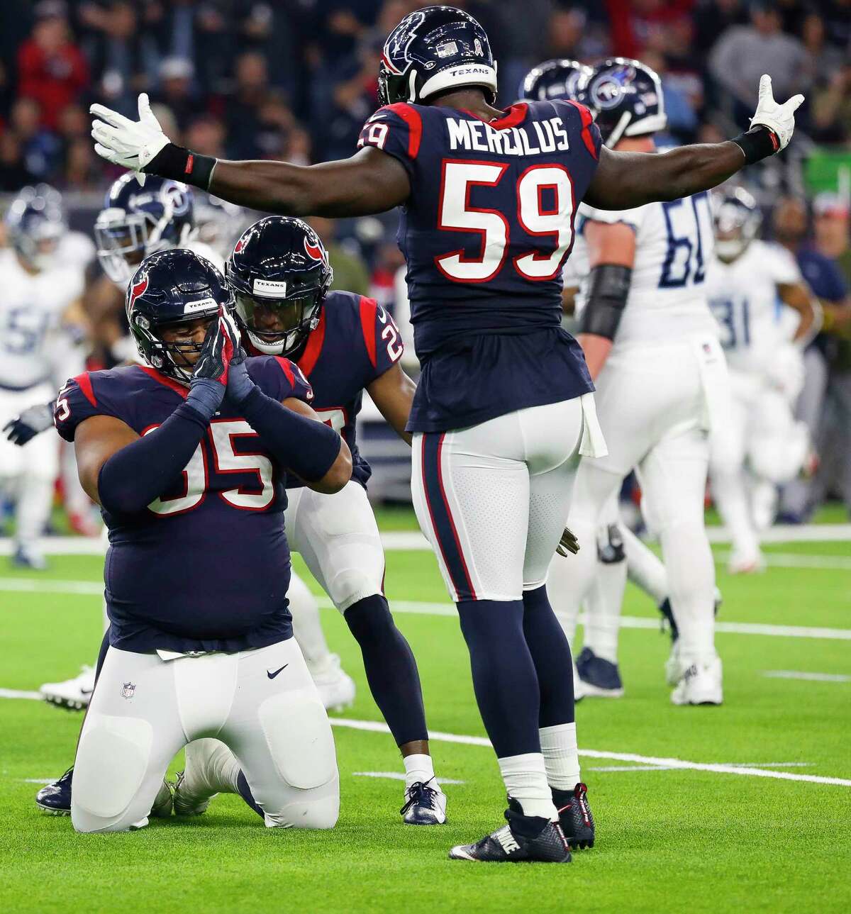 Texans keeping winning streak in perspective