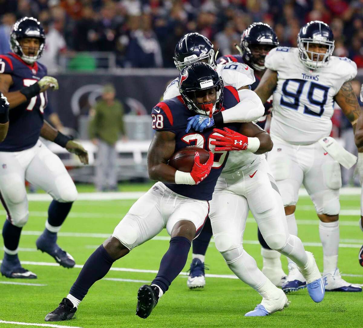 Texans keeping winning streak in perspective