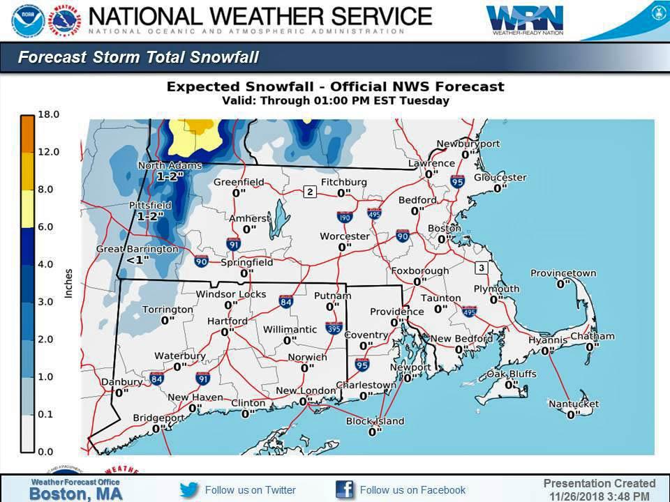 Light snow, slick roads cause schools delays in NW Conn.