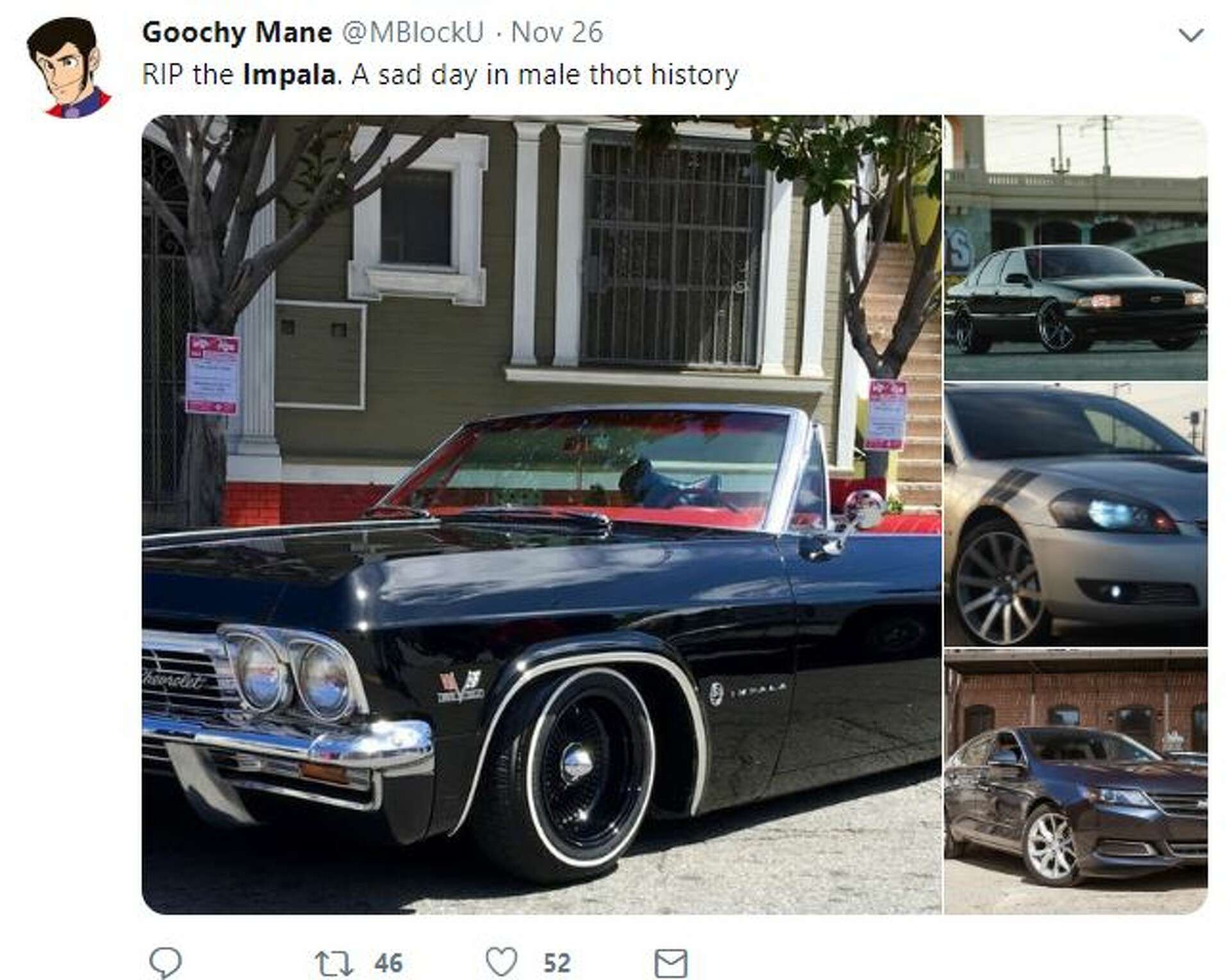 Peace out, Impala: The legacy of the Chevy icon in rap music, image size:1920x1529