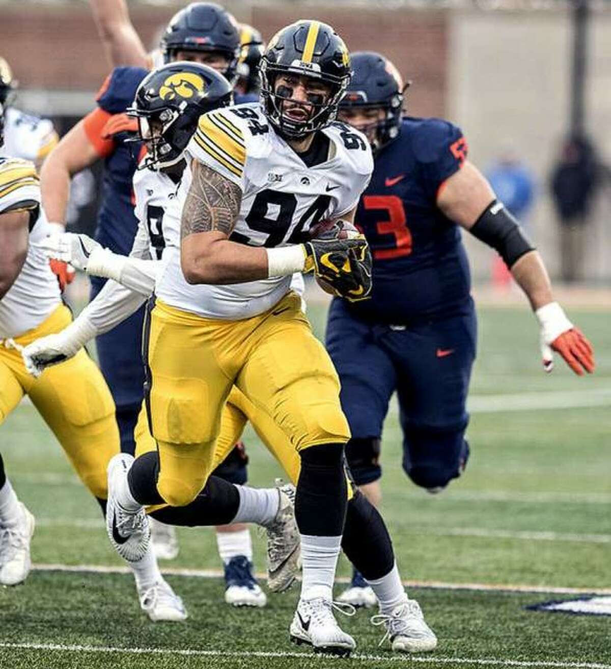 A.J. Epenesa – University of Iowa Athletics