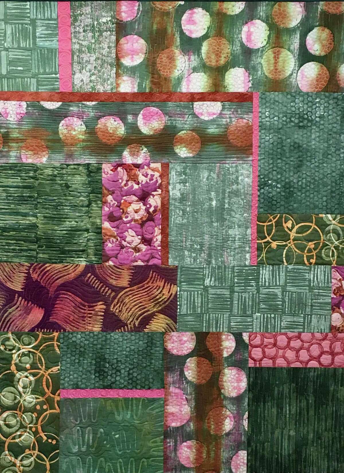 The Stairwell Gallery at Gunn Memorial Library in Washington is presenting a display of art quilts designed and sewn by Danbury quilt artist Norma Schlager through Jan. 5. Above is one of Schlagher's works. The Wykeham Road library is open Mondays and Fridays from 9:30 a.m. to 5 p.m., Tuesdays and Thursdays from 9:30 a.m. to 8 p.m. and Saturdays from 9:30 a.m. to 3 p.m. For more information, call 860-868-7586.