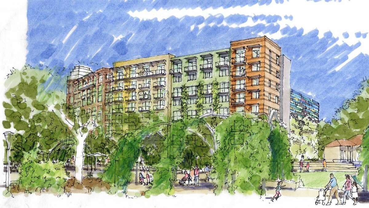 Developer David Adelman's eight-story apartment complex, The '68, will be the first apartment complex in Hemisfair. First move-ins are scheduled for March, and Adelman is now accepting registration for leasing tours, which will begin January 2019.